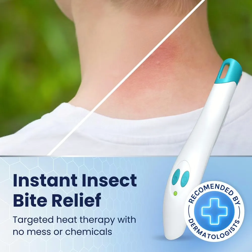 BiteRelieve insect bite relief device – heat-based treatment, chemical-free